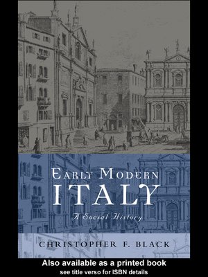 cover image of Early Modern Italy